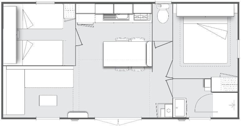 Mobil Home Du Lac - Camping 4 Etoiles Aureilhan  Dış mekan fotoğraf